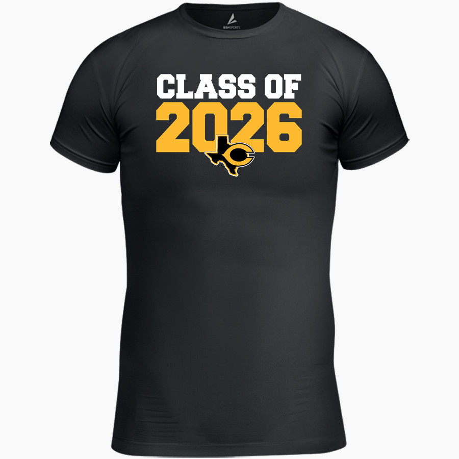 CRANDALL HIGH SCHOOL PIRATES <span class="pdp-name-mascot">CRANDALL PIRATES</span> BSN SPORTS Youth Short Sleeve Compression Top