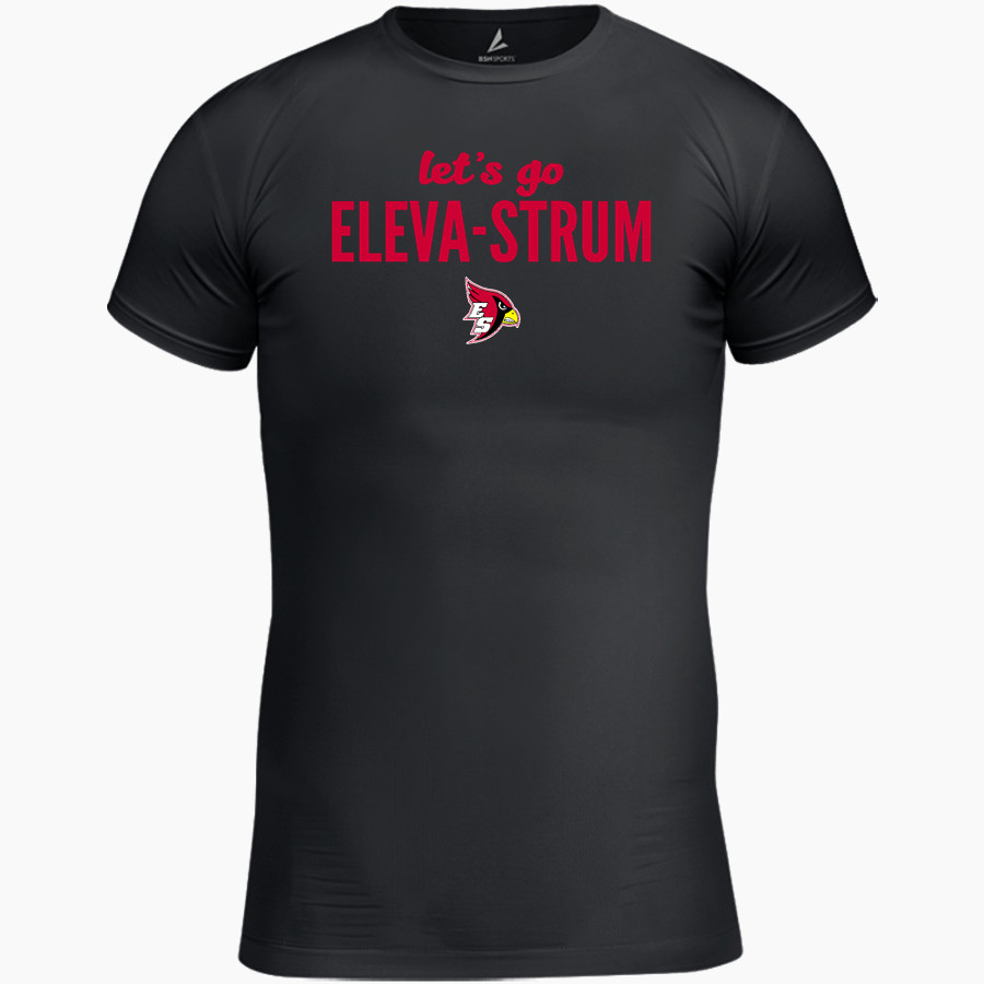 Eleva-Strum Cardinals BSN SPORTS Youth Short Sleeve Compression Top
