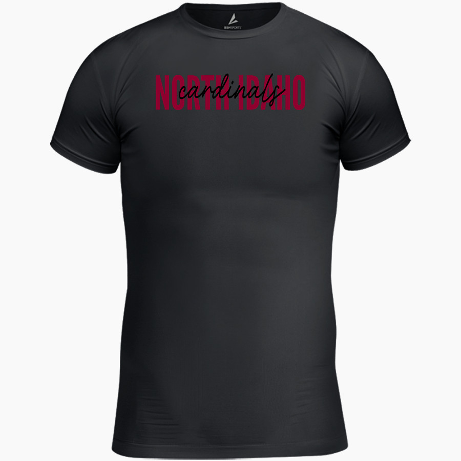 North Idaho Cardinals <span class="pdp-name-mascot">North Idaho College Cardinals</span> BSN SPORTS Youth Short Sleeve Compression Top
