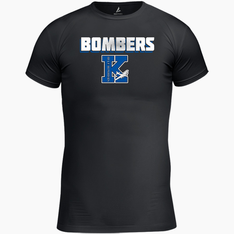 Kohler Bombers BSN SPORTS Youth Short Sleeve Compression Top