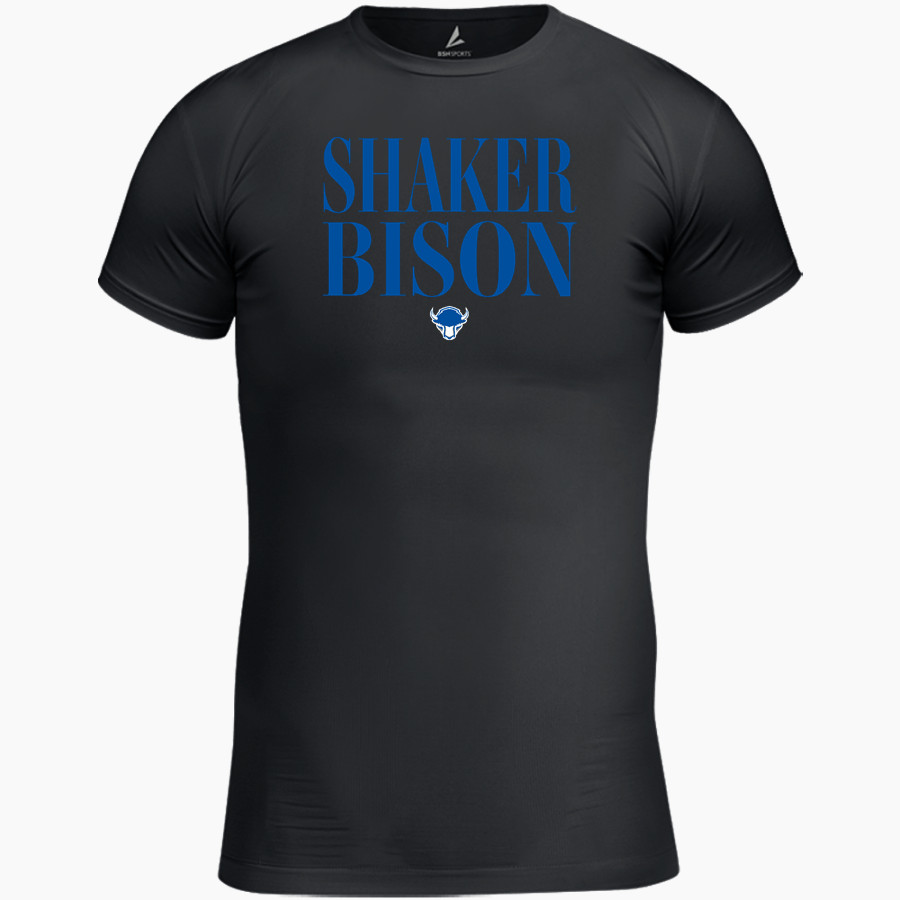 Shaker Bison <span class="pdp-name-mascot">Shaker Bison</span> BSN SPORTS Youth Short Sleeve Compression Top