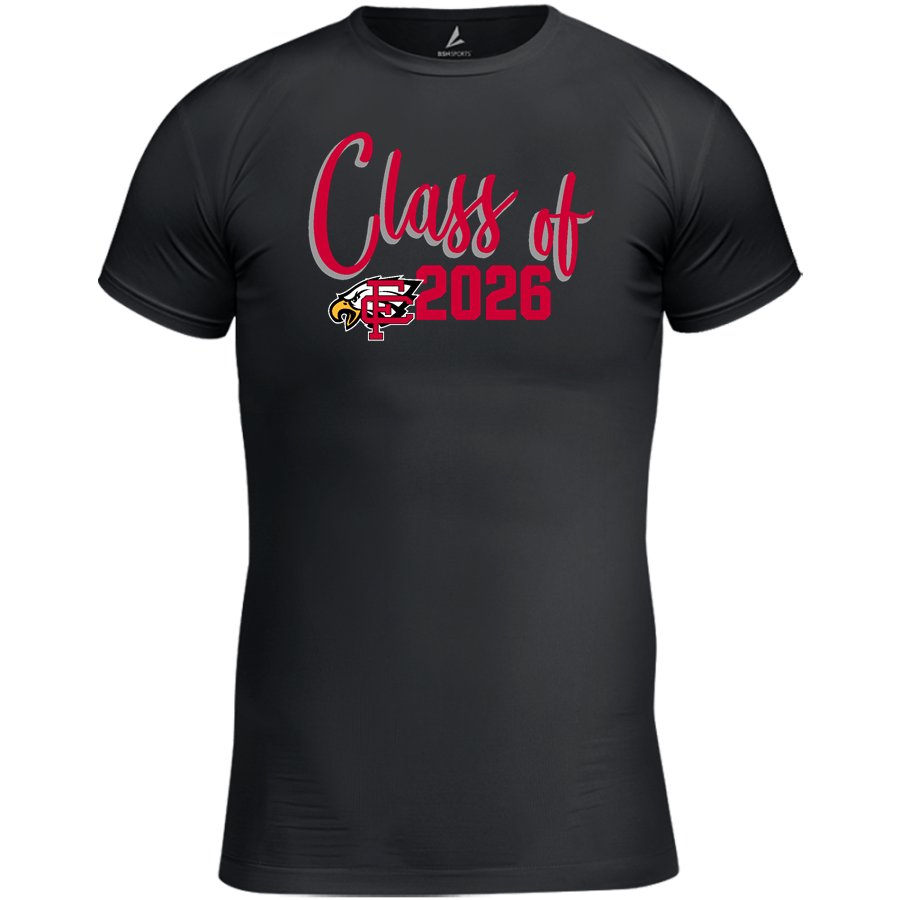 FRANKLIN COUNTY HIGH SCHOOL EAGLES <span class="pdp-name-mascot">FRANKLIN COUNTY EAGLES</span> BSN SPORTS Youth Short Sleeve Compression Top
