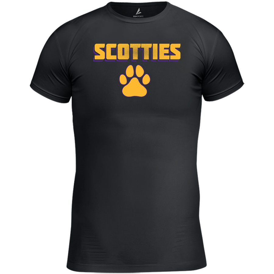 Ballston Spa Scotties The Official Online Store <span class="pdp-name-mascot">Baaston Spa Scotties</span> BSN SPORTS Youth Short Sleeve Compression Top