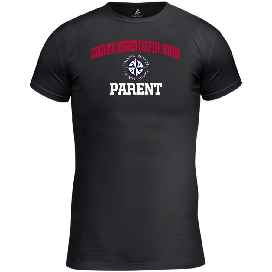 Carolina Voyager Charter School Carolina Voyager Cha <span class="pdp-name-mascot">Carolina Voyager Charter School</span> BSN SPORTS Youth Short Sleeve Compression Top