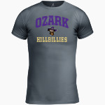 OZARK HIGH SCHOOL HILLBILLIES BSN SPORTS Youth Short Sleeve Compression Top Front Thumbnail