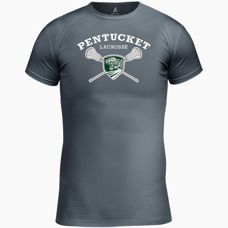 Pentucket Youth Lacrosse Pentucket BSN SPORTS Youth Short Sleeve Compression Top