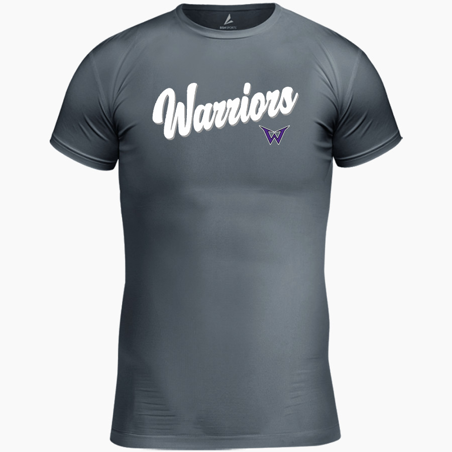 Warrenton Warriors BSN SPORTS Youth Short Sleeve Compression Top