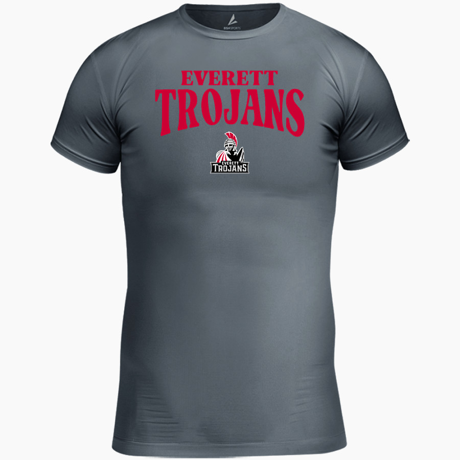 Everett Trojan <span class="pdp-name-mascot">Everett Trojans</span> BSN SPORTS Youth Short Sleeve Compression Top