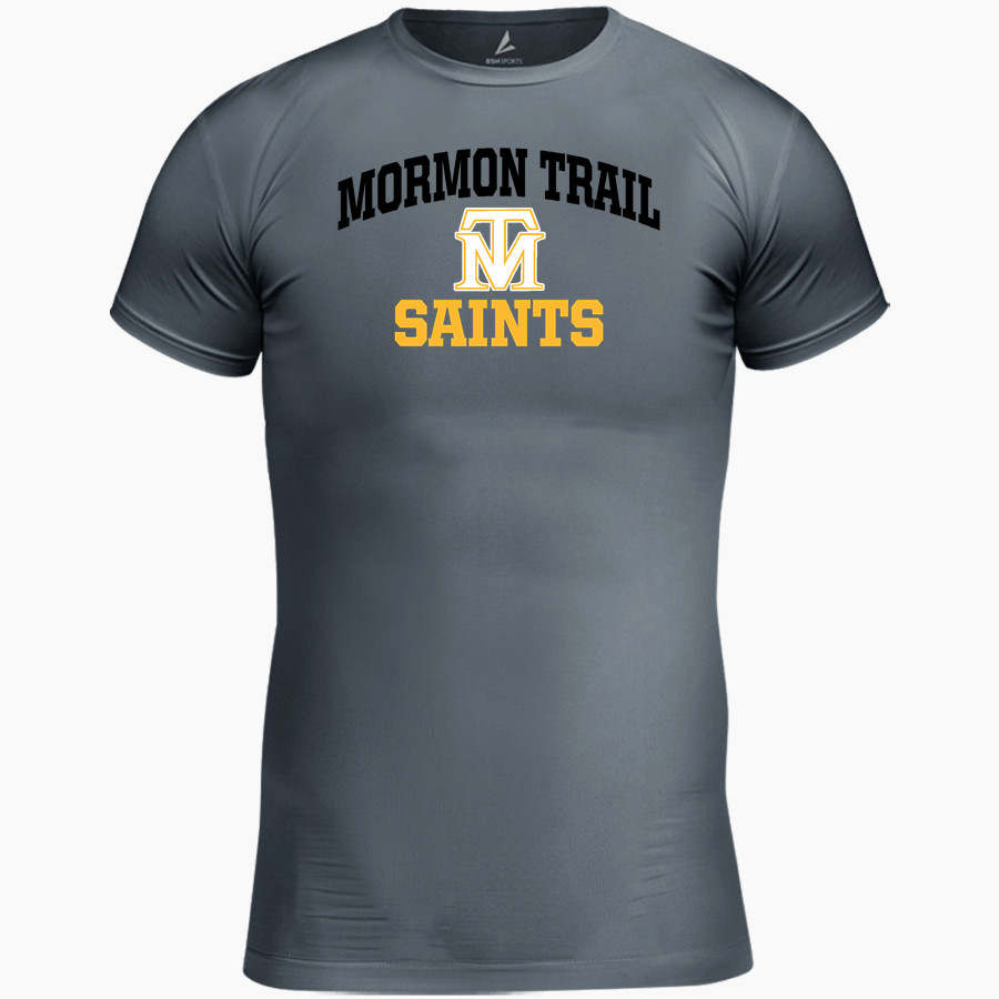 MORMON TRAIL HIGH SCHOOL SAINTS <span class="pdp-name-mascot">MORMON TRAIL SAINTS</span> BSN SPORTS Youth Short Sleeve Compression Top