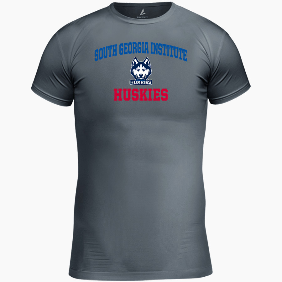 SOUTH GEORGIA INSTITUTE Huskies <span class="pdp-name-mascot">SOUTH GEORGIA INSTITUTE Huskies</span> BSN SPORTS Youth Short Sleeve Compression Top
