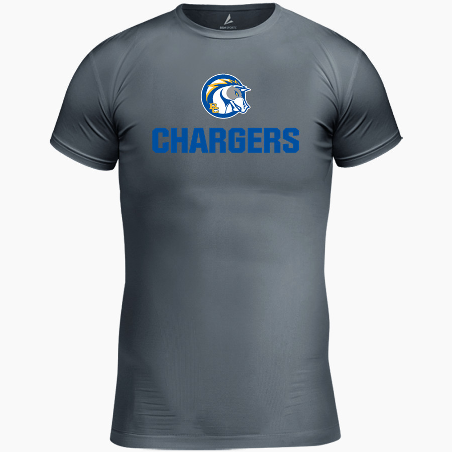 BRIAR CLIFF Chargers <span class="pdp-name-mascot">BRIAR CLIFF Chargers</span> BSN SPORTS Youth Short Sleeve Compression Top