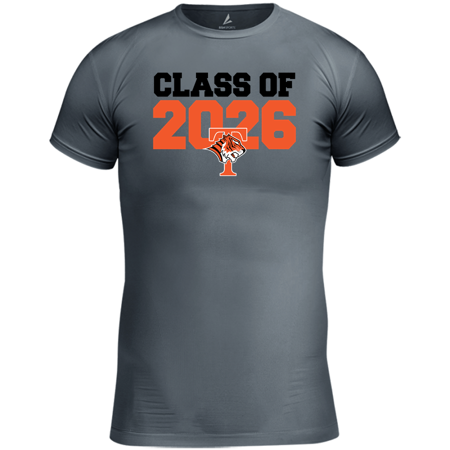Tech High School Tigers <span class="pdp-name-mascot">Tech High School</span> BSN SPORTS Youth Short Sleeve Compression Top