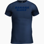 UC Santa Cruz Banana Slugs <span class="pdp-name-mascot">UC Santa Cruz Banana Slugs</span> BSN SPORTS Youth Short Sleeve Compression Top Front Thumbnail
