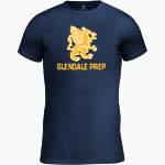 Glendale Prep Griffins BSN SPORTS Youth Short Sleeve Compression Top Front Thumbnail