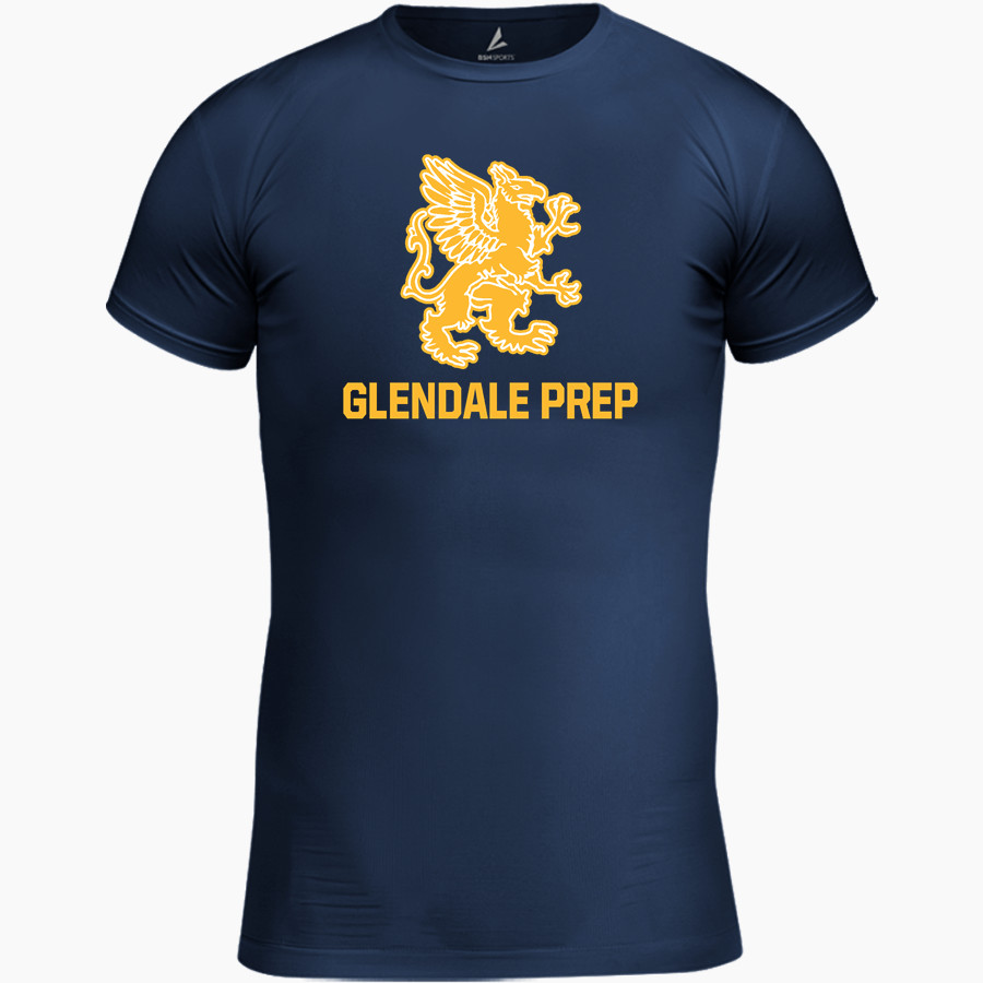 Glendale Prep Griffins BSN SPORTS Youth Short Sleeve Compression Top