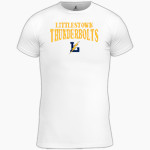LITTLESTOWN HIGH SCHOOL THUNDERBOLTS BSN SPORTS Youth Short Sleeve Compression Top Front Thumbnail