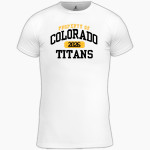 Colorado Titans The Official Online Store BSN SPORTS Youth Short Sleeve Compression Top Front Thumbnail