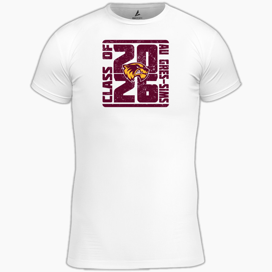 Au Gres-Sims HIGH SCHOOL WOLVERINES <span class="pdp-name-mascot">AU GRES - SIMS WOLVERINES</span> BSN SPORTS Youth Short Sleeve Compression Top