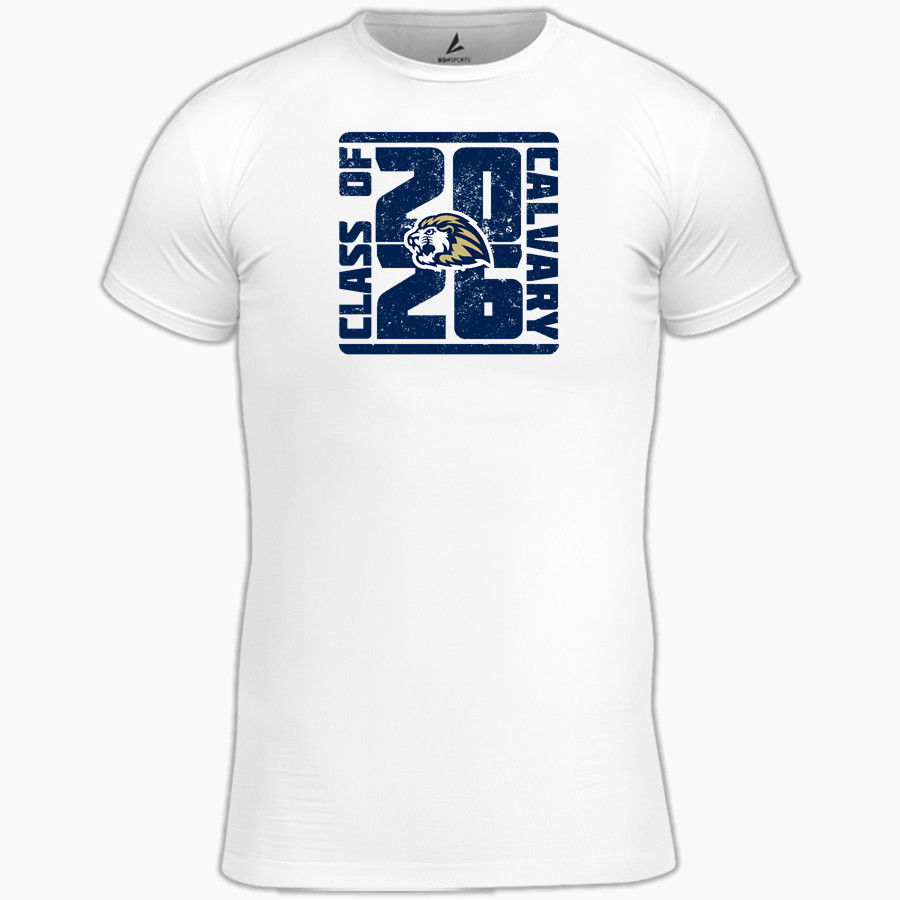 Calvary Lions BSN SPORTS Youth Short Sleeve Compression Top