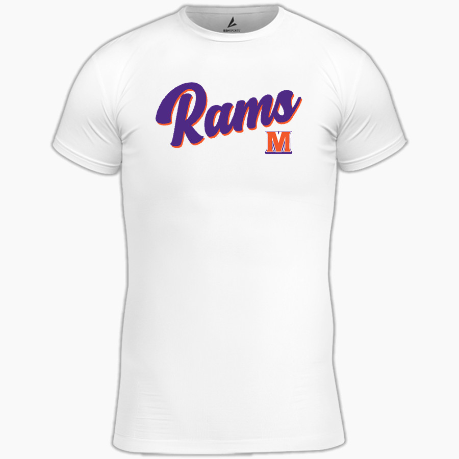 McDonough Rams <span class="pdp-name-mascot">McDonough Rams</span> BSN SPORTS Youth Short Sleeve Compression Top