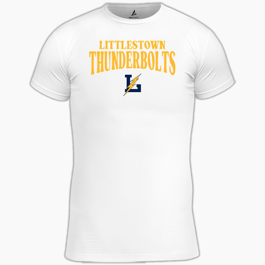 LITTLESTOWN HIGH SCHOOL THUNDERBOLTS BSN SPORTS Youth Short Sleeve Compression Top