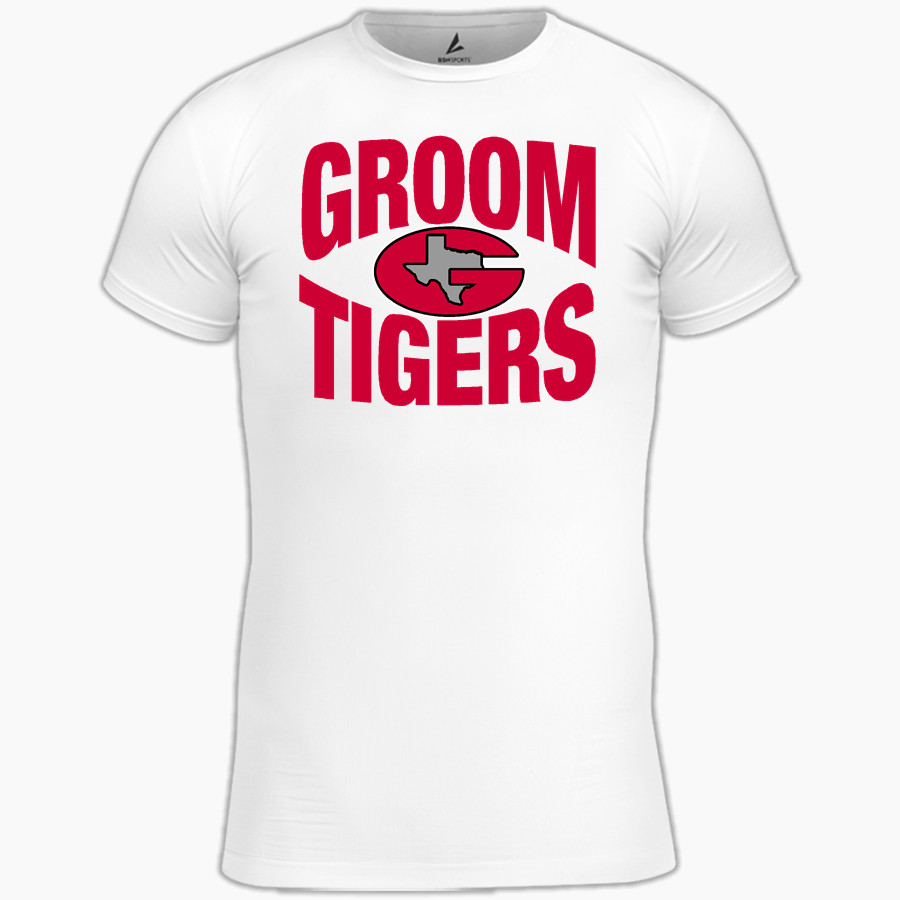 GROOM HIGH SCHOOL TIGERS <span class="pdp-name-mascot">GROOM TIGERS</span> BSN SPORTS Youth Short Sleeve Compression Top