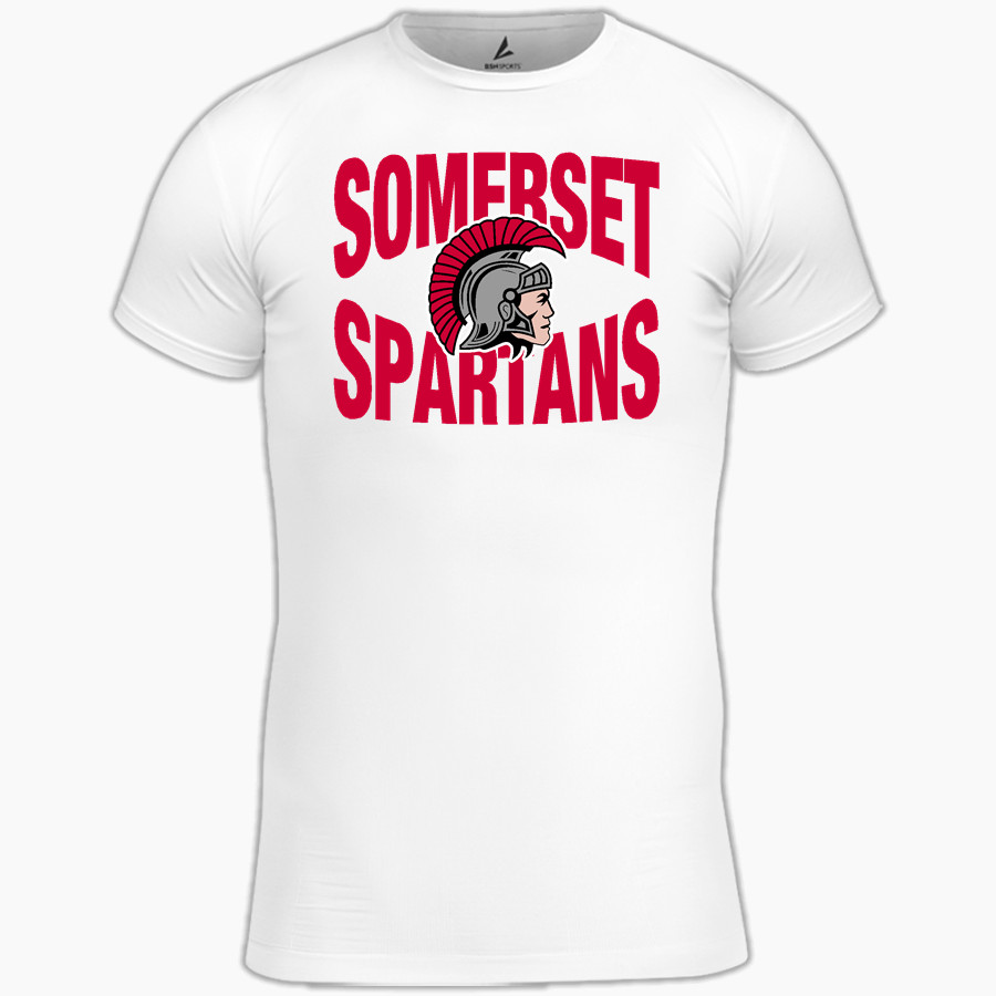 SOMERSET HIGH SCHOOL SPARTANS <span class="pdp-name-mascot">SOMERSET SPARTANS</span> BSN SPORTS Youth Short Sleeve Compression Top