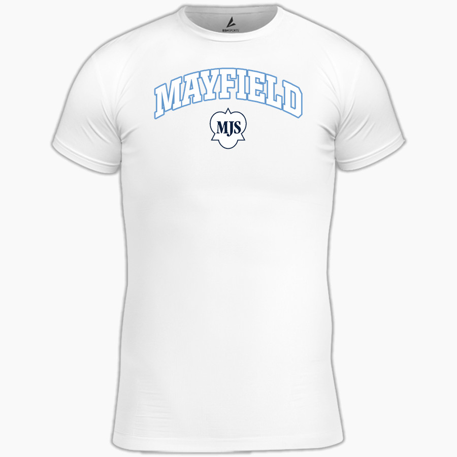 Mayfield Junior School Mustangs Online Store BSN SPORTS Youth Short Sleeve Compression Top