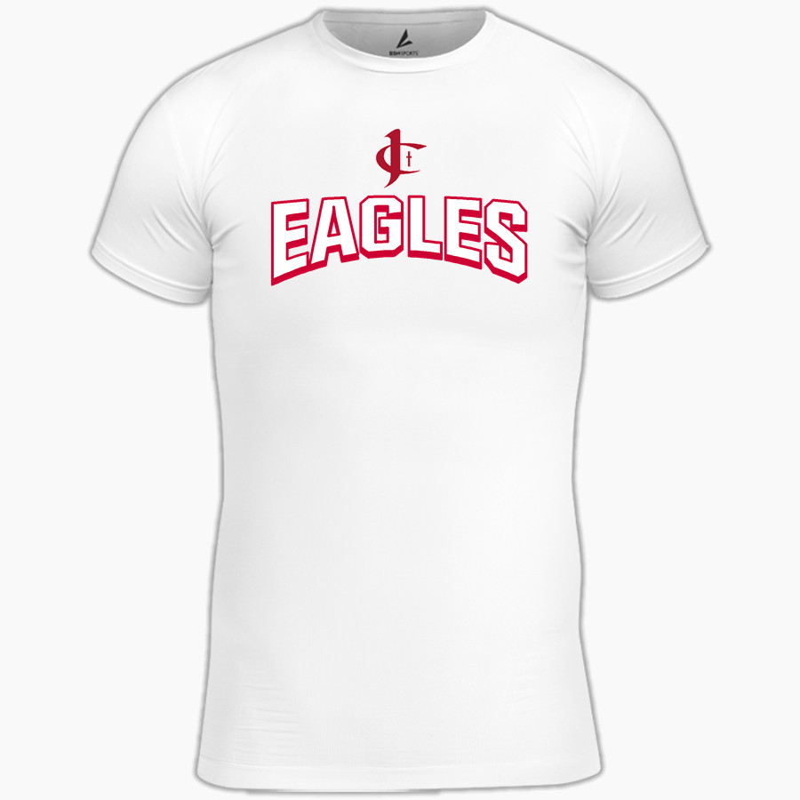 Jupiter Christian Eagles BSN SPORTS Youth Short Sleeve Compression Top