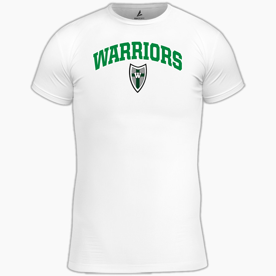 West Lutheran Warriors BSN SPORTS Youth Short Sleeve Compression Top