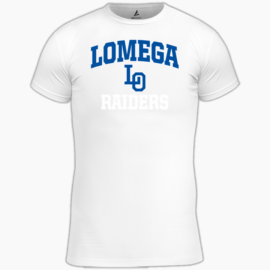Lomega Raiders <span class="pdp-name-mascot">Lomega Raiders</span> BSN SPORTS Youth Short Sleeve Compression Top