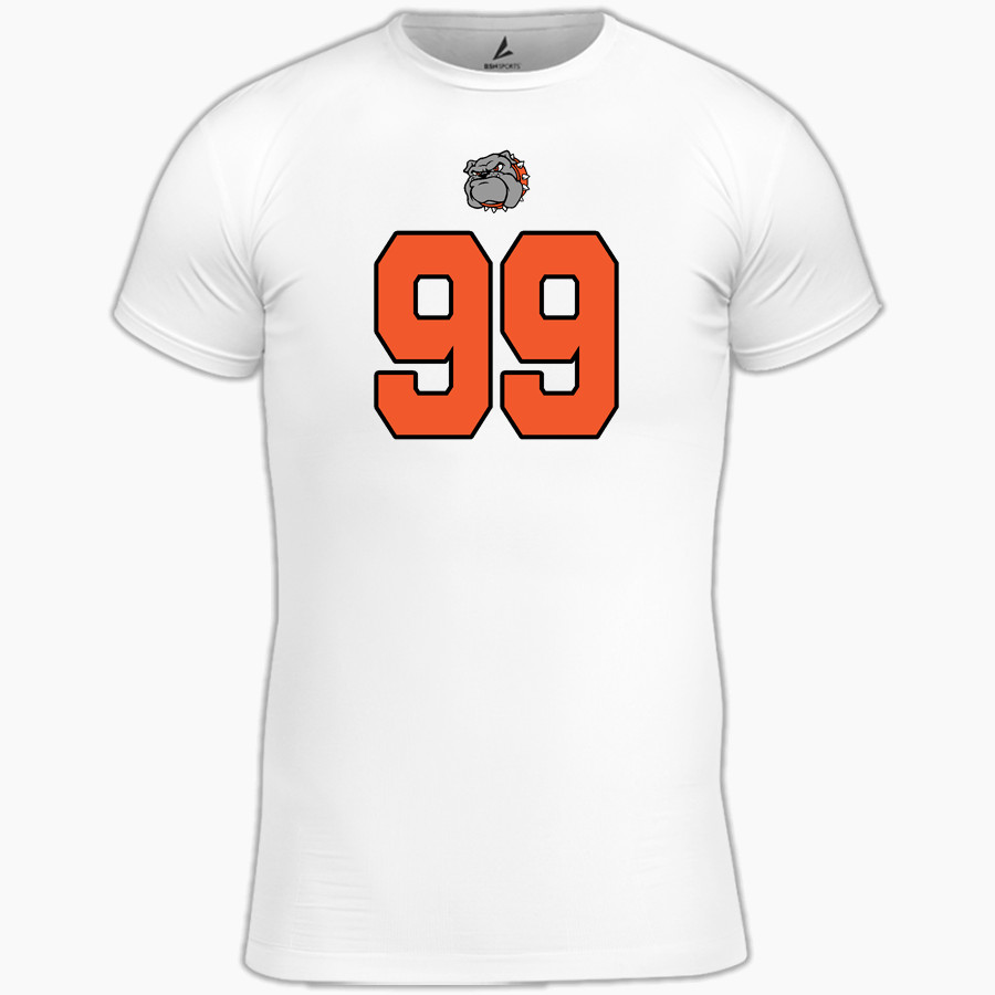 WATERLOO HIGH SCHOOL BULLDOGS <span class="pdp-name-mascot">WATERLOO BULLDOGS</span> BSN SPORTS Youth Short Sleeve Compression Top