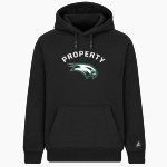 Wagner Seahawks official sideline store <span class="pdp-name-mascot">Wagner Seahawks</span> BSN SPORTS Men's Cotton Rich Fleece Hoodie Front Thumbnail