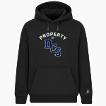 DUBOIS CHRISTIAN SCHOOLS EAGLES BSN SPORTS Men's Cotton Rich Fleece Hoodie Front Thumbnail