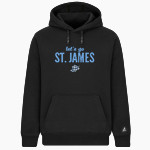 St. James Sharks <span class="pdp-name-mascot">St. James Sharks</span> BSN SPORTS Men's Cotton Rich Fleece Hoodie Front Thumbnail