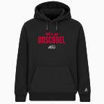 Boscobel Bulldogs BSN SPORTS Men's Cotton Rich Fleece Hoodie Front Thumbnail