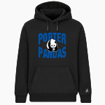Porter Pandas official sideline store <span class="pdp-name-mascot">Porter Elementary School Pandas</span> BSN SPORTS Men's Cotton Rich Fleece Hoodie Front Thumbnail