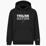 North Crawford Trojans BSN SPORTS Men's Cotton Rich Fleece Hoodie Front Thumbnail