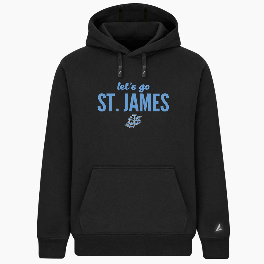 St. James Sharks <span class="pdp-name-mascot">St. James Sharks</span> BSN SPORTS Men's Cotton Rich Fleece Hoodie