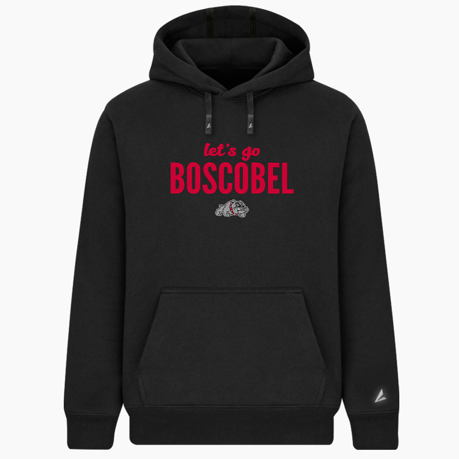 Boscobel Bulldogs BSN SPORTS Men's Cotton Rich Fleece Hoodie
