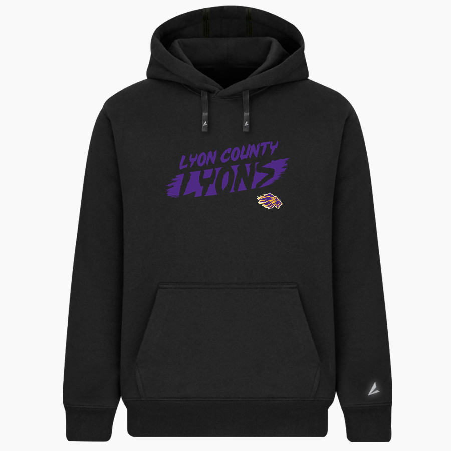 LYON COUNTY HIGH SCHOOL LYONS BSN SPORTS Men's Cotton Rich Fleece Hoodie