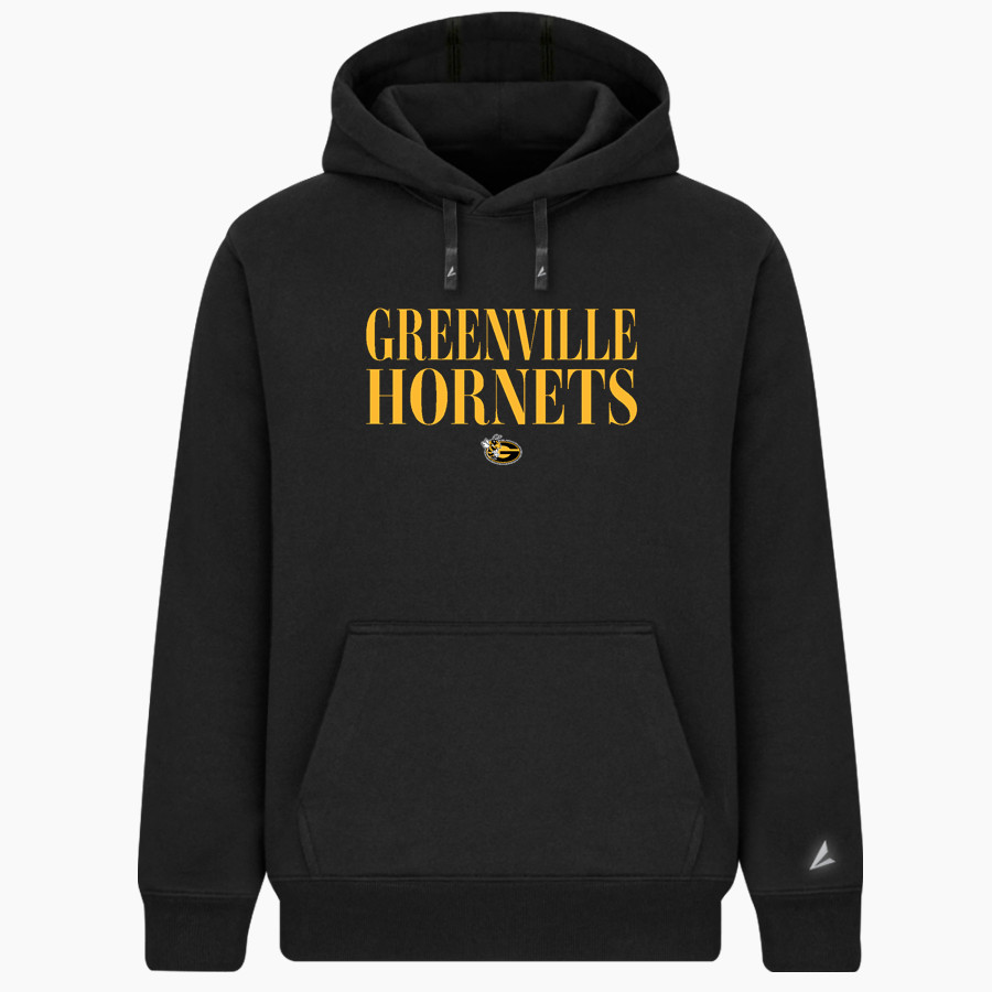GREENVILLE HIGH SCHOOL HORNETS <span class="pdp-name-mascot">GREENVILLE HORNETS</span> BSN SPORTS Men's Cotton Rich Fleece Hoodie