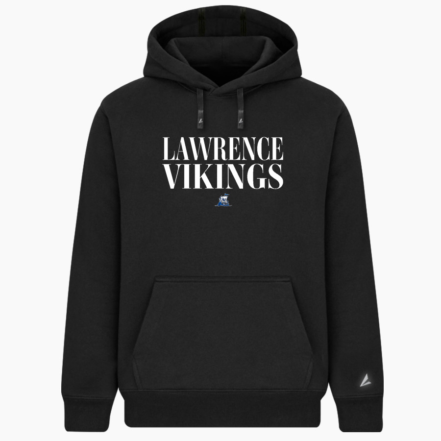 Lawrence University Vikings Online Store BSN SPORTS Men's Cotton Rich Fleece Hoodie