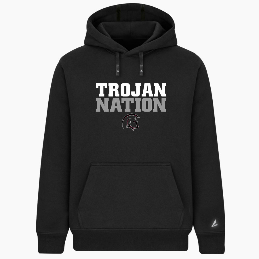 North Crawford Trojans BSN SPORTS Men's Cotton Rich Fleece Hoodie