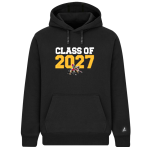 QUANTICO HIGH SCHOOL WARRIORS <span class="pdp-name-mascot">QUANTICO WARRIORS</span> BSN SPORTS Men's Cotton Rich Fleece Hoodie Front Thumbnail