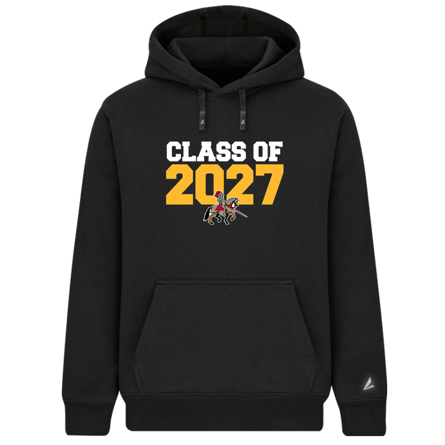 QUANTICO HIGH SCHOOL WARRIORS <span class="pdp-name-mascot">QUANTICO WARRIORS</span> BSN SPORTS Men's Cotton Rich Fleece Hoodie