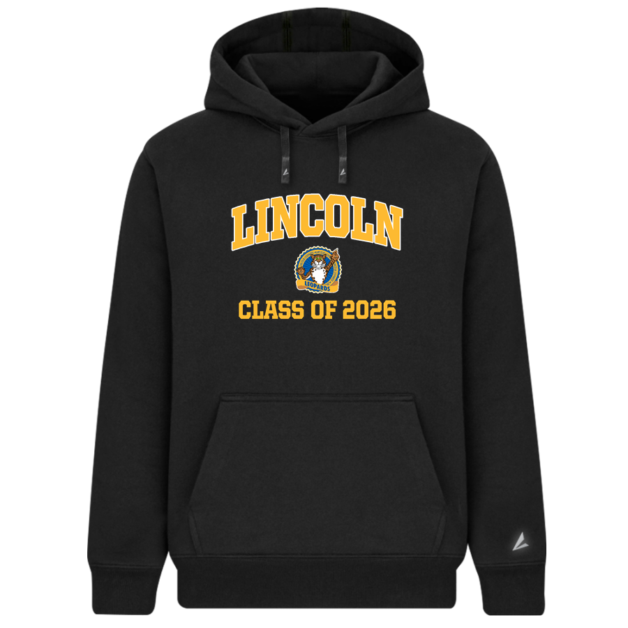 Lincoln Leopards <span class="pdp-name-mascot">Lincoln Elementary School Leopards</span> BSN SPORTS Men's Cotton Rich Fleece Hoodie