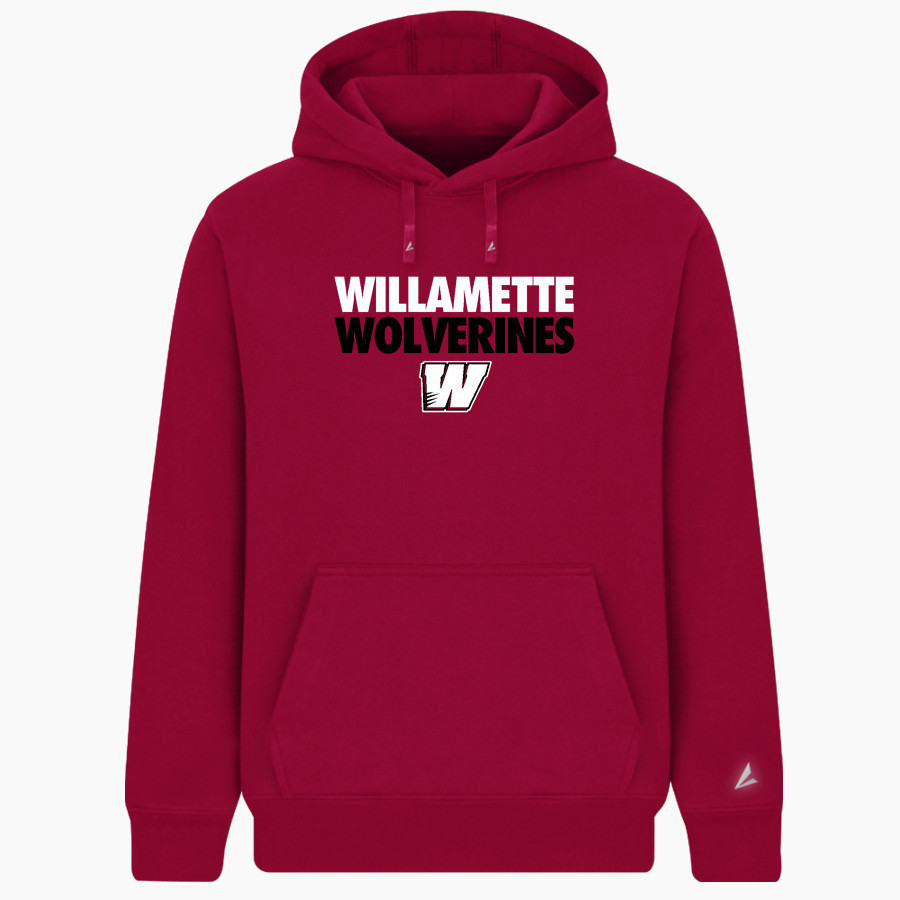 Willamette Wolverines BSN SPORTS Men's Cotton Rich Fleece Hoodie