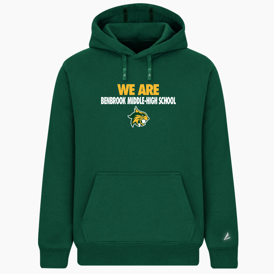 BENBROOK MIDDLE HIGH SCHOOL BOBCATS <span class="pdp-name-mascot">BENBROOK MIDDLE BOBCATS</span> BSN SPORTS Men's Cotton Rich Fleece Hoodie
