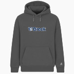Breck Mustangs BSN SPORTS Men's Cotton Rich Fleece Hoodie Front Thumbnail